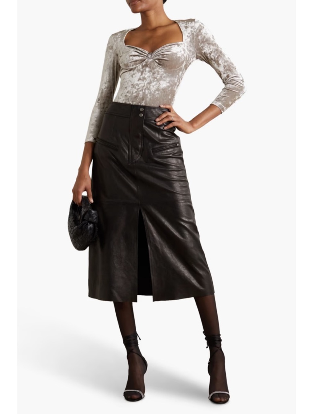 Isabel Marant Gubaia velvet top